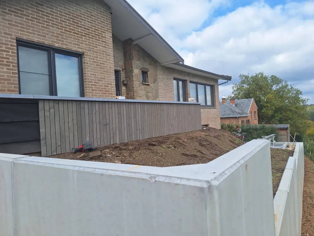 Chantier Harzé aménagement complet