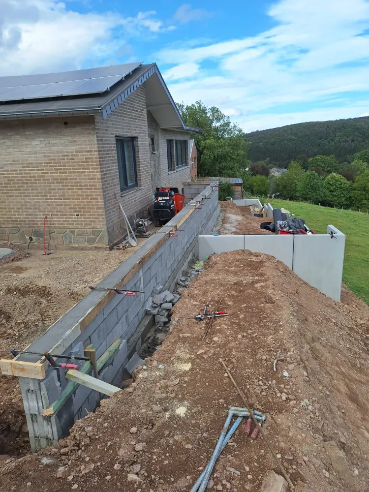 Chantier Harzé aménagement complet (35webp